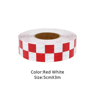 Roadstar 3M akrylová lepiaca lesklá reflexná výstražná páska/štvorcová potlač reflexnej pásky pre bezpečnosť automobilov RS-6490P