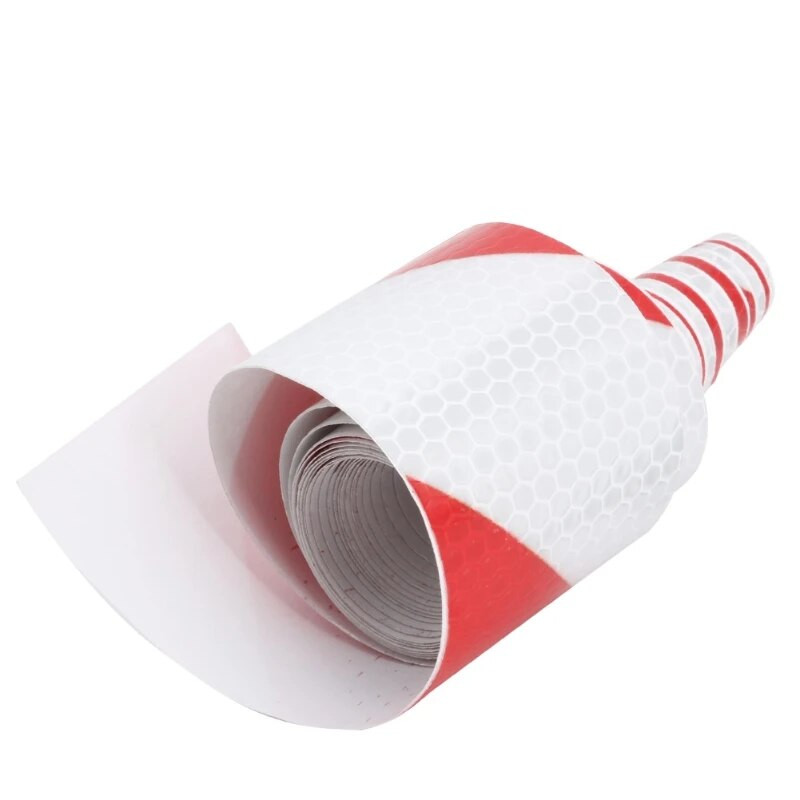 2"X118" atstarojoša drošības lente Brīdinājuma līmlente Inženiertehniskā marķējuma lente Uzlīmes Automašīnas Ķiveres Pastkastes stāvvietas lente