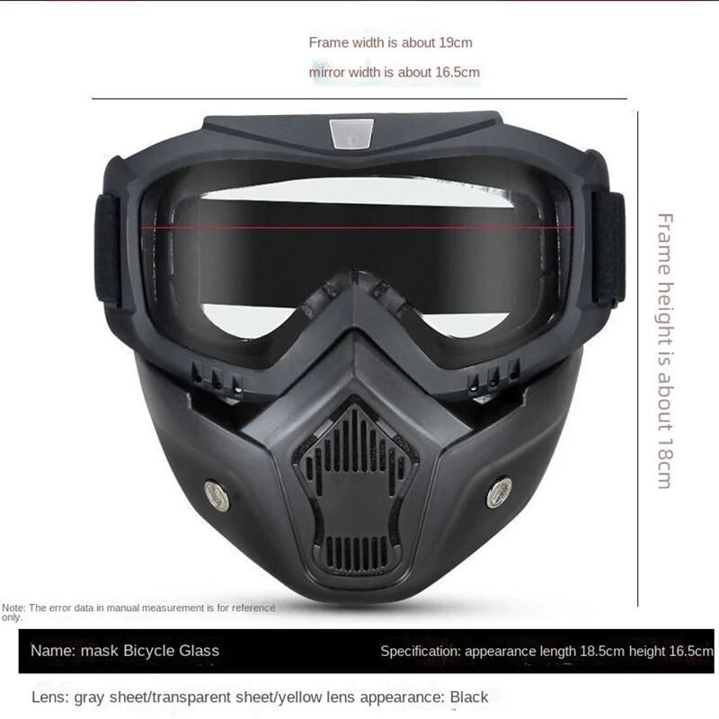 Szemüveg Full Face Hd Átlátszó Ködálló Homokálló Elektromos Hegesztés Védőszemüveg Sokoldalú Légálló Szélálló Maszk