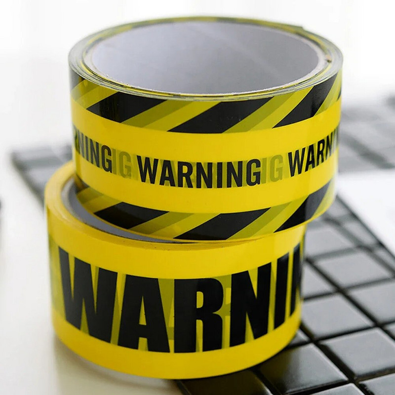 Uzmanību Neizmantojiet lenti Būvlaukuma brīdinājuma līnija Dzeltena būvniecības transportlīdzekļu ballīšu rotājumi Bērnu dzimšanas dienas svinību piederumi