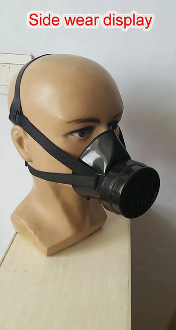 Новата респираторна газова маска с нова формула Ефикасна формула с активен въглен Газова маска Спрей боя Графити Респираторна газова маска