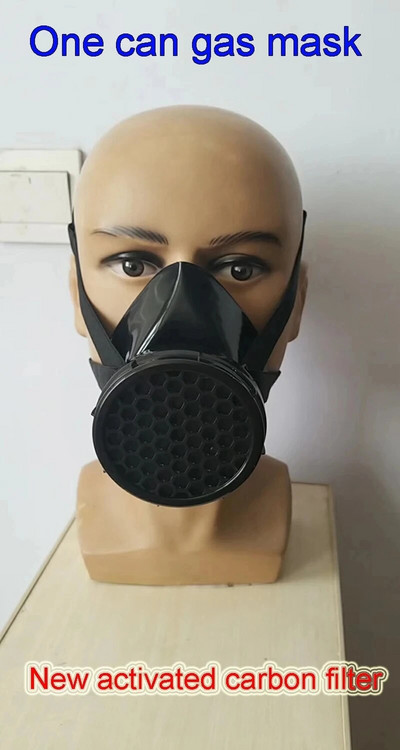 Nova respiratorna plinska maska nova formula Učinkovito formulirana plinska maska s aktivnim ugljenom Boja u spreju Graffiti Respirator plinska maska