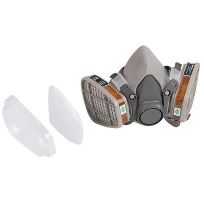 Komplet respiratora s polupoklopcem za višekratnu upotrebu - 17 u 1 lice 6200 Plinska respirator maska Slikanje Zavarivanje Obrada drveta Zaštita na radu