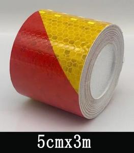 Atstarojošas Velosipēdu uzlīmes Līmlente Velosipēdu drošībai Balta Sarkana Dzeltena Zila Velosipēdu Uzlīmes Velosipēdu piederumi