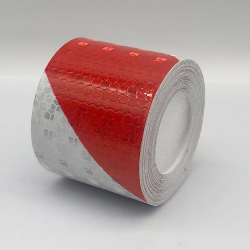 Atstarojošas Velosipēdu uzlīmes Līmlente Velosipēdu drošībai Balta Sarkana Dzeltena Zila Velosipēdu Uzlīmes Velosipēdu piederumi