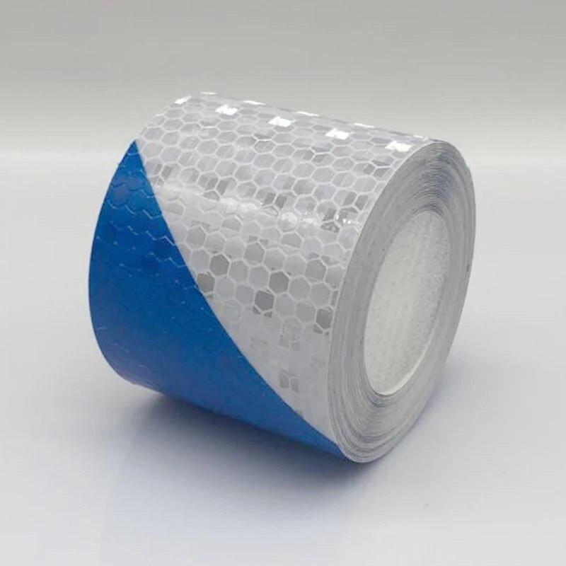 Atstarojošas Velosipēdu uzlīmes Līmlente Velosipēdu drošībai Balta Sarkana Dzeltena Zila Velosipēdu Uzlīmes Velosipēdu piederumi