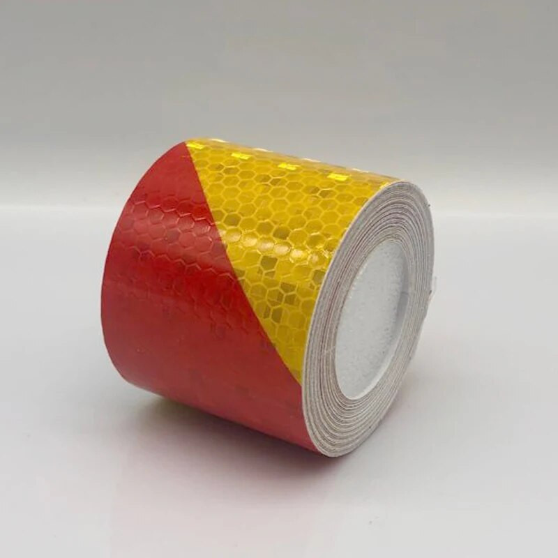 Atstarojošas Velosipēdu uzlīmes Līmlente Velosipēdu drošībai Balta Sarkana Dzeltena Zila Velosipēdu Uzlīmes Velosipēdu piederumi