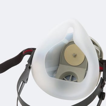 Αναπνευστική μάσκα μισού προσώπου XYEHS με βαμβακερό φίλτρο με προστασία από τη σκόνη Κάλυμμα ασπίδας προσώπου σιλικόνης κατηγορίας τροφίμων Ασφάλεια εργασίας Βιομηχανική