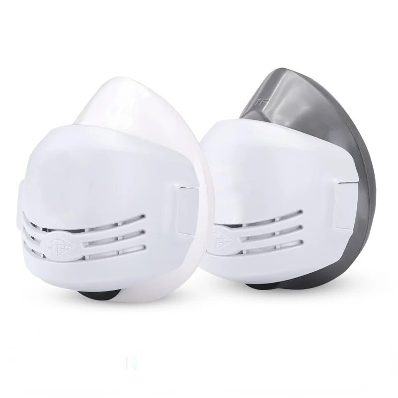 Zamjenjive industrijske maske za prašinu s 3 filtera Polirane boje maske protiv obraštanja Građevinske sigurnosne gumene maske za prašinu