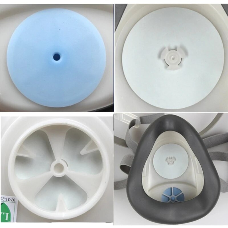 3M 1212 1701 Filtras medvilnė Pusė veido dujinė kaukė Antipramoninė konstrukcija Dulkių žiedadulkių apsauga nuo dalelių Dujų kaukė