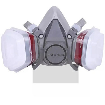 6200 Газова маска за спрей боя Декорация Химическа противопрахова маска Защита на тялото Филтър за токсична пара Респиратор Полумаска за многократна употреба