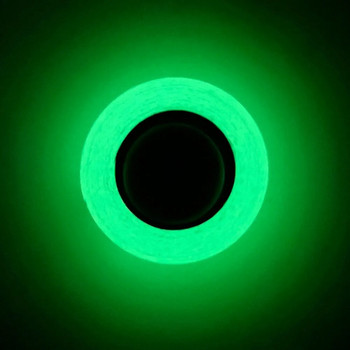 Φωτεινή ταινία 3/5M Πράσινη Προειδοποίηση Φωτός Εδάφους Αποθήκευση Stair Glow Αυτοκόλλητη ταινία Προειδοποιητικό πλαίσιο ποδηλάτου Ανακλαστική ταινία φθορισμού