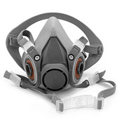 6200 Félálarc Ipari Gázmaszk Festés Permetezés Illik a 2091/6001 sorozathoz Szűrők Gumi légzésvédő pormaszk test