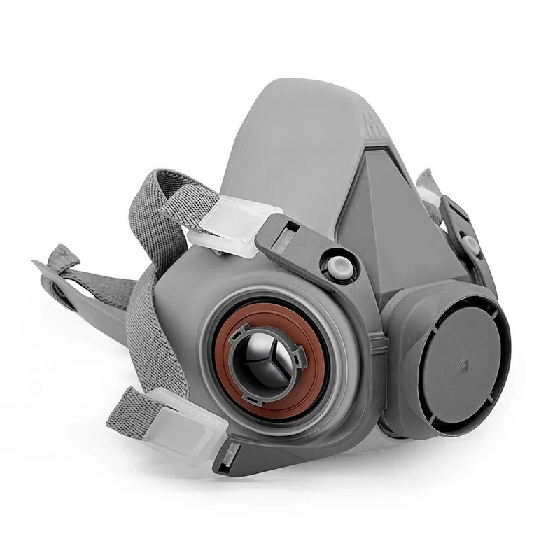 6200 Félálarc Ipari Gázmaszk Festés Permetezés Illik a 2091/6001 sorozathoz Szűrők Gumi légzésvédő pormaszk test