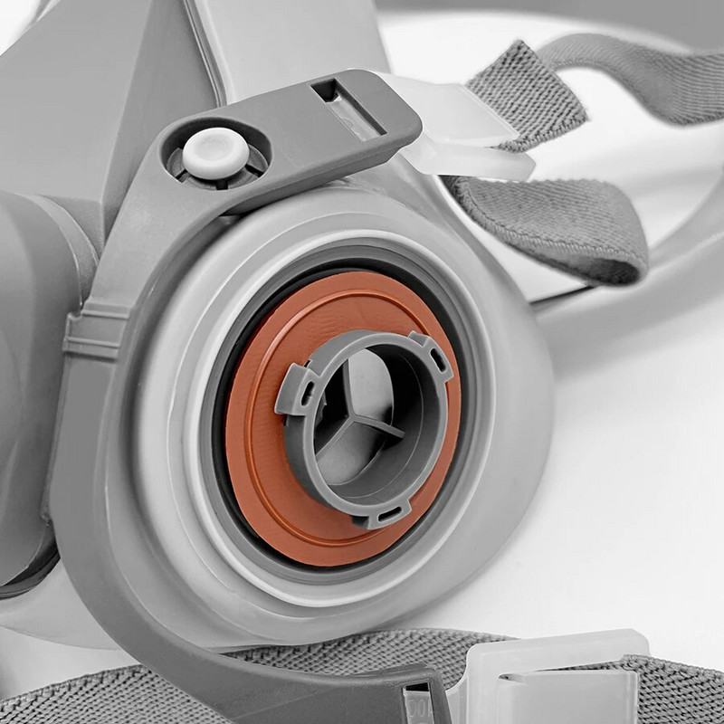 6200 Félálarc Ipari Gázmaszk Festés Permetezés Illik a 2091/6001 sorozathoz Szűrők Gumi légzésvédő pormaszk test