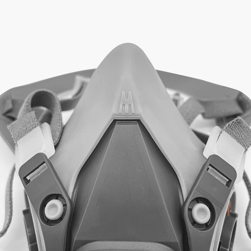 6200 Félálarc Ipari Gázmaszk Festés Permetezés Illik a 2091/6001 sorozathoz Szűrők Gumi légzésvédő pormaszk test