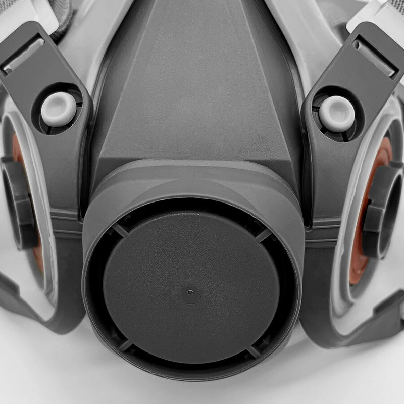 6200 Félálarc Ipari Gázmaszk Festés Permetezés Illik a 2091/6001 sorozathoz Szűrők Gumi légzésvédő pormaszk test