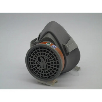 Нова противопрахова маска Химическа газова респираторна маска за лице Въглеродна филтрираща касета за пръскане Боядисване Индустриална безопасност на труда