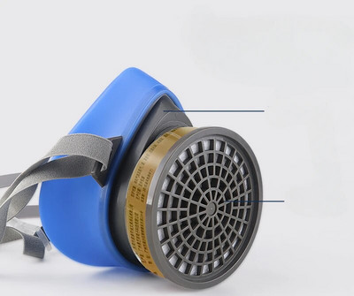 Nova plinska maska za prašinu, kemijski plinski respirator, maska za lice, uložak za filtriranje ugljikom za raspršivanje boja, zaštita na radu u industriji
