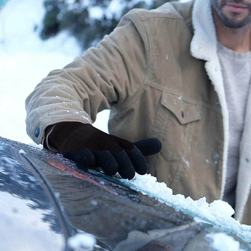 Mănuși de lucru -30 de grade Catifea rezistentă la frig Depozitare la rece Pescuit Îmbrăcăminte unisex Rezistent la vânt Temperatură joasă Sport în aer liber Negru