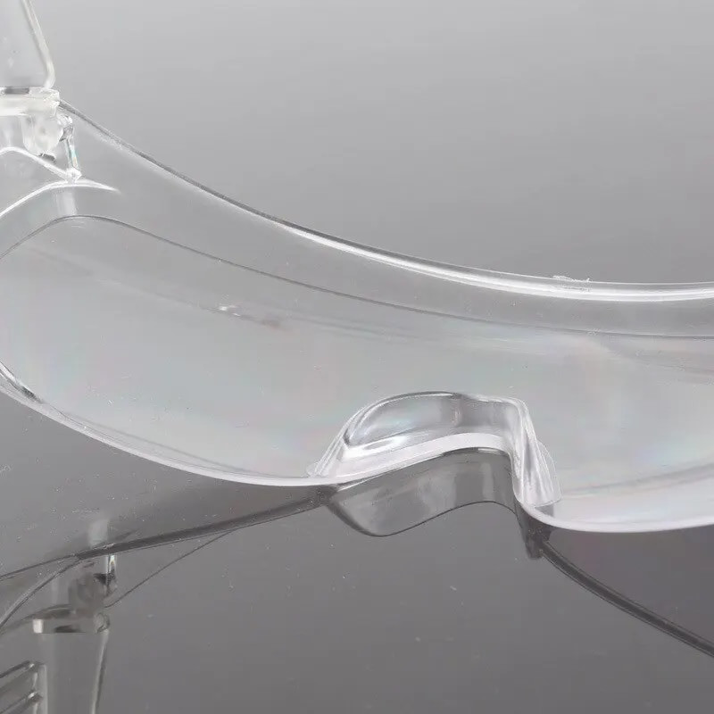 Ochranné okuliare s uzáverom, priehľadné, proti vetru, piesku, proti nárazom, pracovné poistenie, ochranné okuliare z PC materiálu, priehľadné