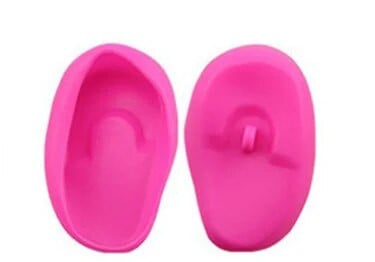 2gab Silikona Ausu Aizsegs Matu Krāsošana Krāsošana Aizsargs Auss Ūdensnecaurlaidīgs Salons Ausu Aizsargi Ausu aizsargi Cepures Dušas veidošanas Aksesuāri