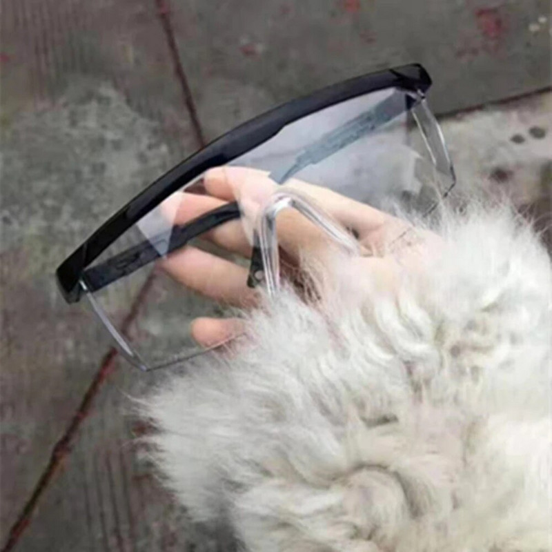 Aizsargbrilles Teleskopiskas Darba Pret Putekļu Pretmiglas Pretsmiltis pret Vēja Triecienu Šļakatām Caurspīdīgas Aizsargbrilles Acu aizsardzība