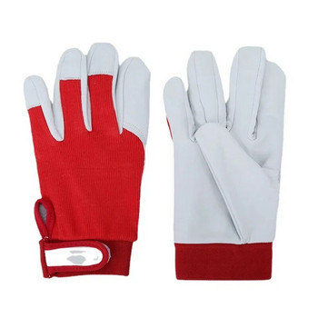 1 чифт механични работни ръкавици, кожено палто за заваряване, тежки промишлени ръкавици, спортни ръкавици, безопасни промишлени ръкавици за заваряване, запояване