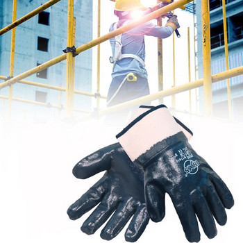 Ηλεκτρικά γάντια συγκόλλησης Ανθεκτικά σε λάδια κατά της τριβής Ανθεκτικά στην κοπή Ασφάλεια Προστατευτικά γάντια εργασίας νιτριλίου Μεταλλικά γάντια συγκόλλησης