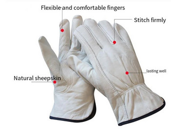 Γάντια Sheepskin Riding Driving MotoCycle Gloves Δερμάτινα Γάντια Εργασίας Προστασίας Δερμάτινα Ανδρικά Γάντια Εργασίας