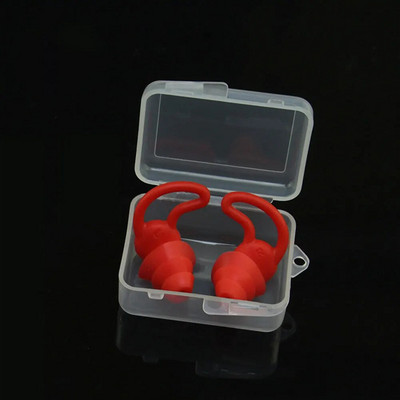 1 pár puha szilikon hangszigetelő füldugó zajcsökkentő hallásvédő füldugó utazási alváshoz, úszáshoz zajcsökkentő füldugó