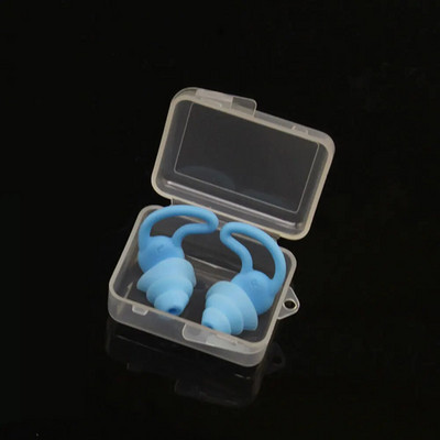 1 pár puha szilikon hangszigetelő füldugó zajcsökkentő hallásvédő füldugó utazási alváshoz, úszáshoz zajcsökkentő füldugó