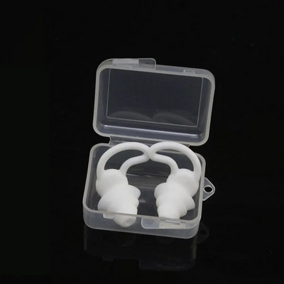 1 pár puha szilikon hangszigetelő füldugó zajcsökkentő hallásvédő füldugó utazási alváshoz, úszáshoz zajcsökkentő füldugó