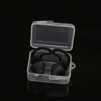 1 pár puha szilikon hangszigetelő füldugó zajcsökkentő hallásvédő füldugó utazási alváshoz, úszáshoz zajcsökkentő füldugó