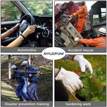 XYEHS 1 Pair ανθεκτικό δέρμα κατσίκας γενικής ασφάλειας γάντια εργασίας για οδήγηση φορτηγών/αποθήκη/κηπουρική/αγρόκτημα/κατασκευές