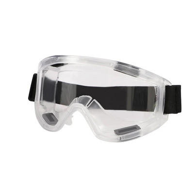 Prachotesné, protišokové, pohodlné chemické okuliare proti zahmlievaniu, pracovné poistenie, ochranné okuliare, laboratórne okuliare