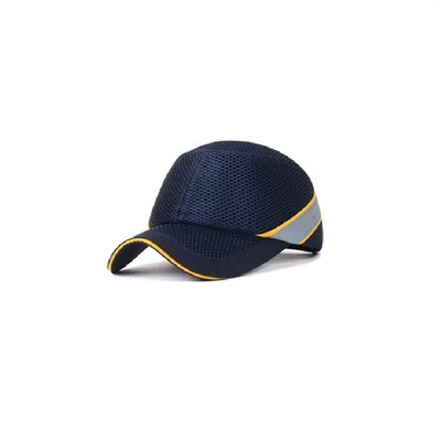 Visiškai naujas Bump Cap Darbo saugos Apsauginis Šalmas Kieta beisbolo kepurė, skirta gamyklinei parduotuvei su nešiojimo galvos apsauga