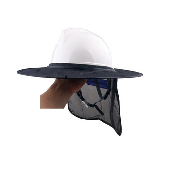 Ασφάλεια κατασκευής Ανακλαστικό σκληρό καπέλο ασπίδα λαιμού Κράνος αντηλιακής σκιάς Ανακλαστικό κιτ λωρίδας Καλοκαιρινή προστασία από τον ήλιο Αποτροπή ηλιακού εγκαύματος