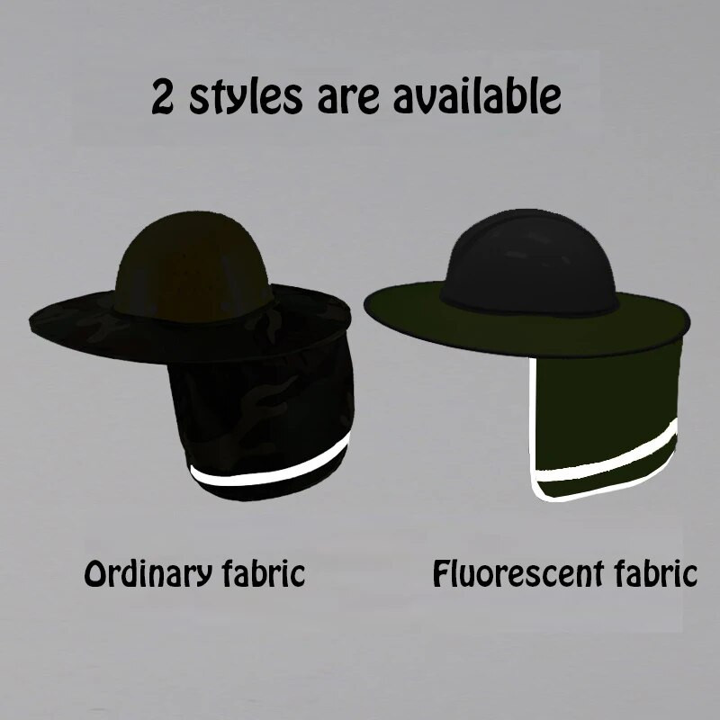 Tvrdi šešir sjenilo za sunce Šešir od poliesterske mreže Zaštita za sjenilo od sunca sa sigurnosnom reflektirajućom trakom visoke vidljivosti