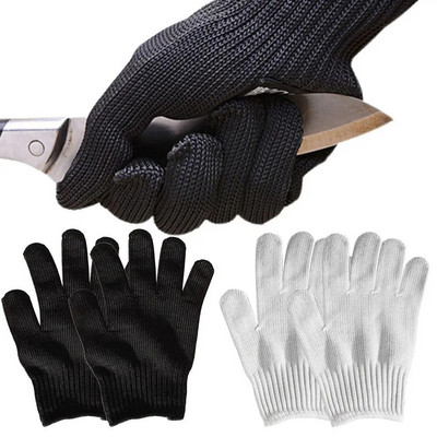 Juodos baltos pjovimui atsparios pirštinės įrankis, apsaugantis nuo įbrėžimų, tankinančių darbo pirštinių, dėvėjimui atsparių karščiui atsparių pirštinių darbo
