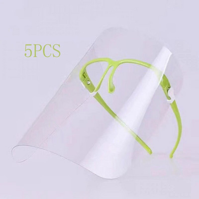 Zaštitna maska za cijelo lice protiv zamagljivanja Zaštitna maska za kuhanje Prozirna maska za zaštitu od prskanja protiv dima, crna lampa za zaštitu očiju