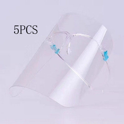 Zaštitna maska za cijelo lice protiv zamagljivanja Zaštitna maska za kuhanje Prozirna maska za zaštitu od prskanja protiv dima, crna lampa za zaštitu očiju