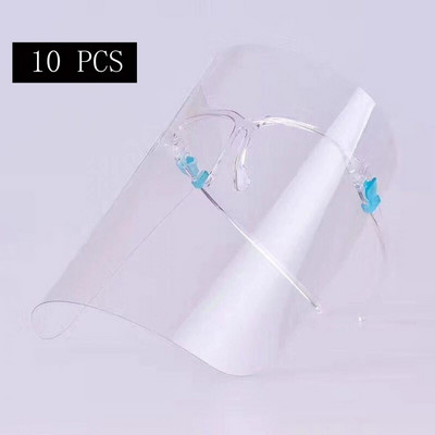 Zaštitna maska za cijelo lice protiv zamagljivanja Zaštitna maska za kuhanje Prozirna maska za zaštitu od prskanja protiv dima, crna lampa za zaštitu očiju