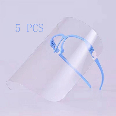 Zaštitna maska za cijelo lice protiv zamagljivanja Zaštitna maska za kuhanje Prozirna maska za zaštitu od prskanja protiv dima, crna lampa za zaštitu očiju