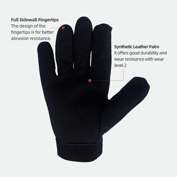 XYEHS 1 чифт синтетична кожа и спандекс Механични защитни работни ръкавици Устойчиви на абразия Леки и дишащи