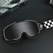 Vintage motociklu aizsargbrilles motokrosa ķiveres brilles, UV aizsardzība, riteņbraukšanas aizsargbrilles, sacīkšu āra braukšanas saulesbrilles