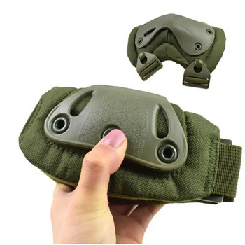 Тактически наколенки Elbow CS Военен протектор Армейски Airsoft Outdoor Sport Hunting Kneepad Safety Gear Knee Protective Pads