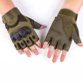 Taktické rukavice s polovičnými prstami pre mužov a ženy, outdoorové športy, jazda na koni, ochrana pre vojenských fanúšikov, bojové protišmykové priedušné rukavice