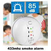 ACJ 433MHz bežični detektor dima senzor požara visokih decibela za WIFI GSM uredski kućni sigurnosni alarmni sustav