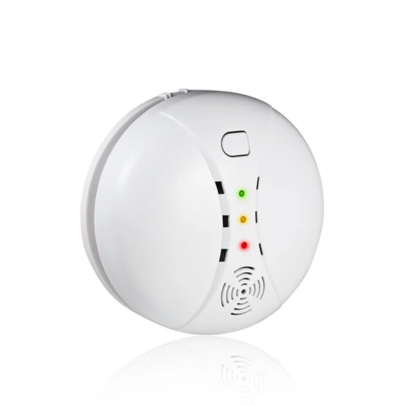 ACJ 433MHz belaidis dūmų detektorius, didelio decibelų gaisro jutiklis skirtas WIFI GSM biuro namų apsaugos signalizacijos sistemai